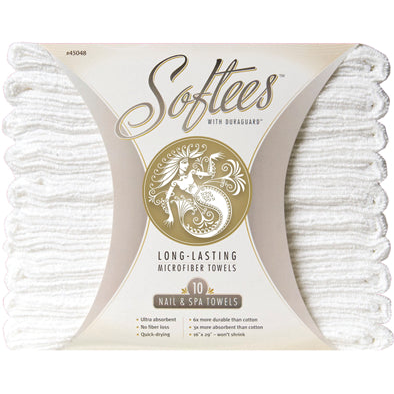 Fromm Softees microfiber towels 10 pack white in plastic bag packaging 16x29 salon spa