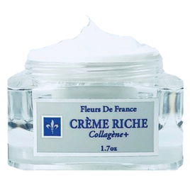 CREME RICHE COLLAGENE + 1.7oz FACE CREAM FLEURS DE FRANCE