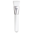 Small flat white facial mask brush with nylon bristles – professional esthetician spa tool